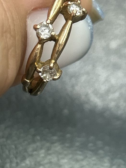 Кольцо красное золото 585