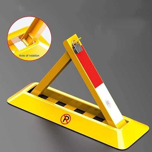 Blocator parcare triunghiular, 70 x 22 x 4 cm, manual, 5kg, Galben