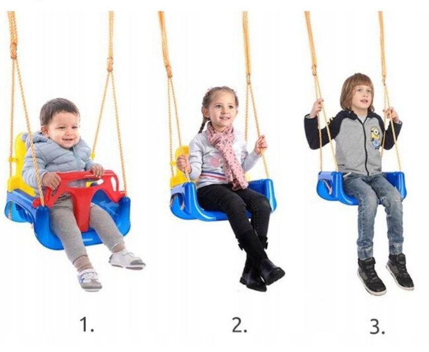 3 в 1 Качели детские подвесные.