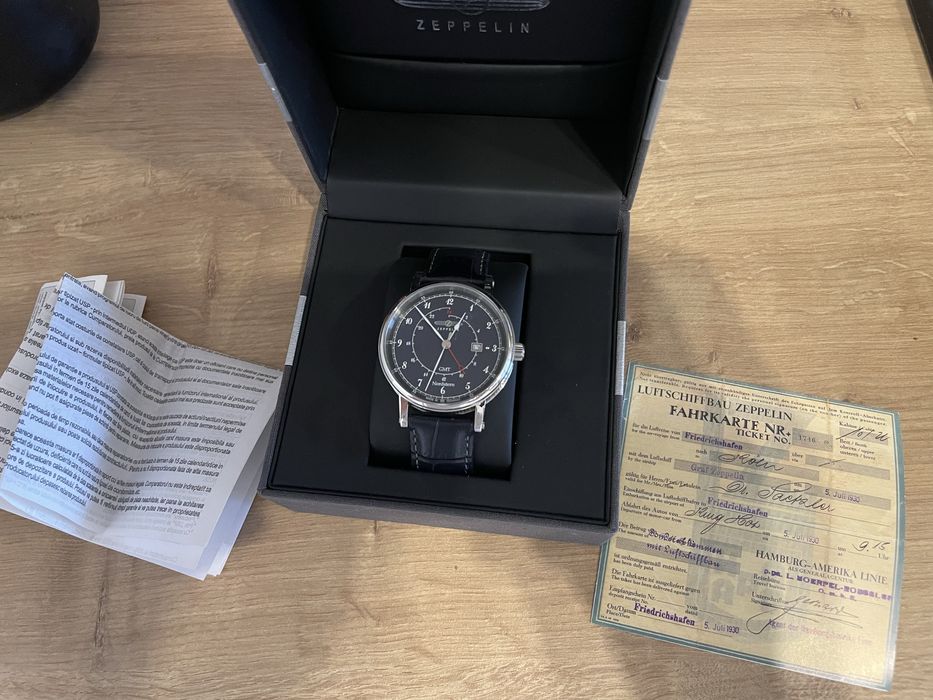 Ceas Zeppelin Dual Timer GMT