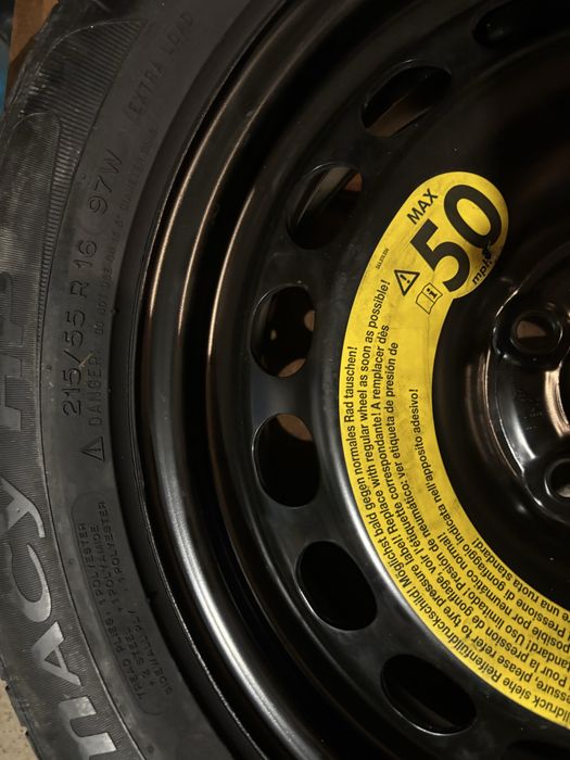 Roata de rezerva 5x112 215x55x16 passat alltrack