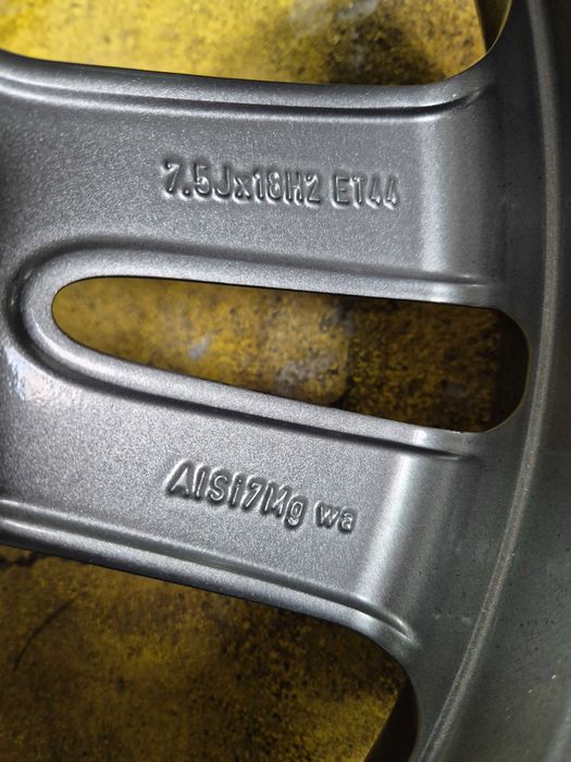 Jante Aliaj 5x112 18'' OEM Mercedes 7.5J ET 44 - Mercedes A-Class W177 CLA GLA V-Class C-Class W205 W206 + Senzori OEM Mercedes
