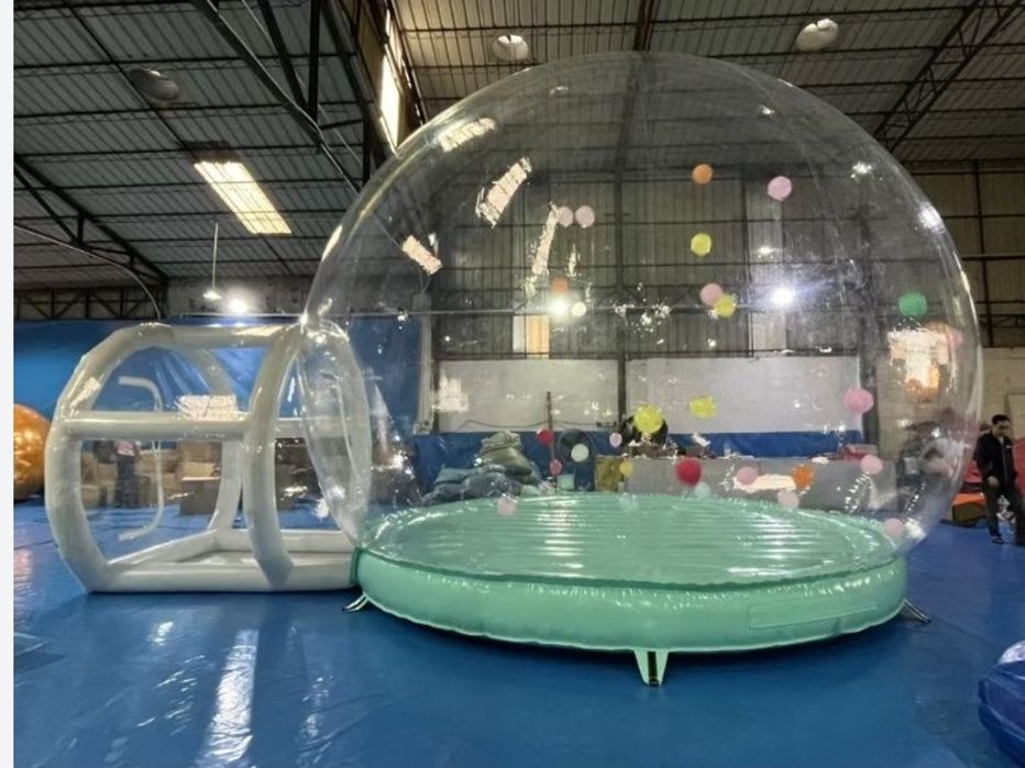 Батут сфера  Buble house. Пузырьковый дом