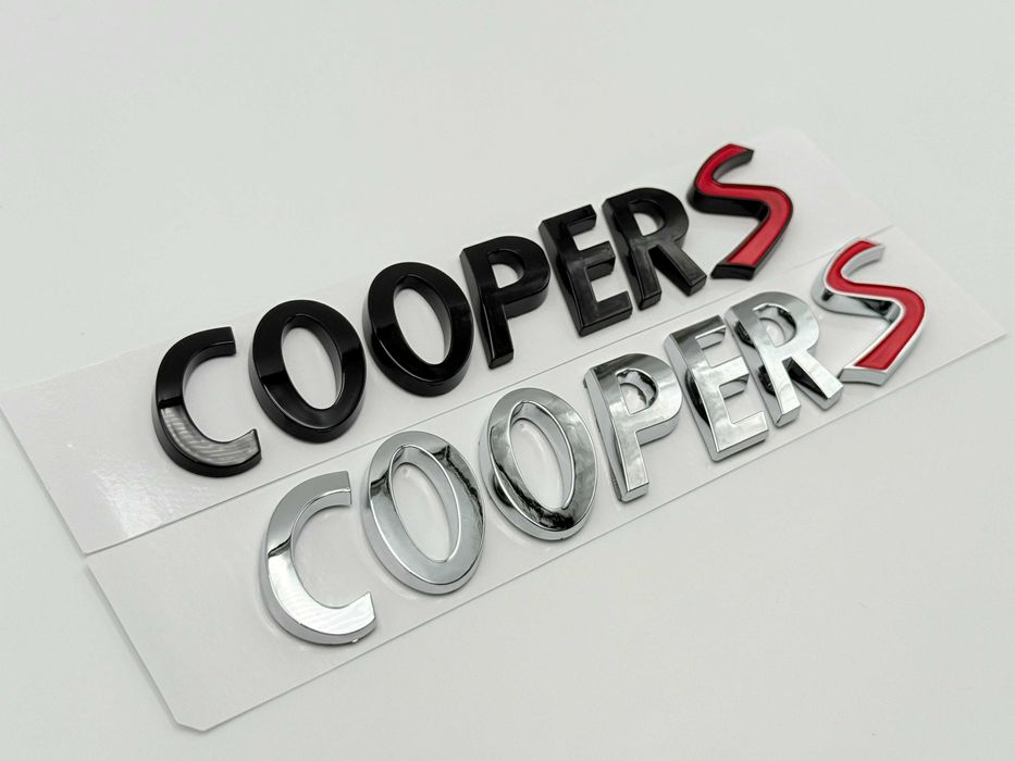 Emblema Compatibila Mini COOPER S negru