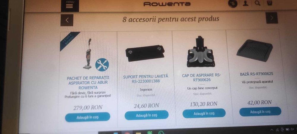 Vand aspirator si aparat de curatat cu abur Rowenta Clean & Steam