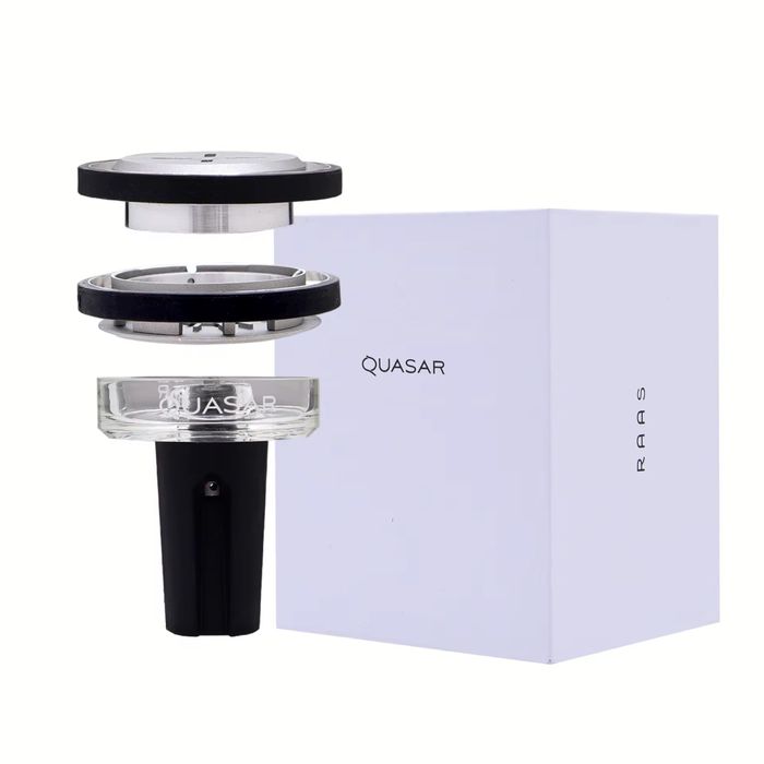 Quasar din sticla si aluminiu