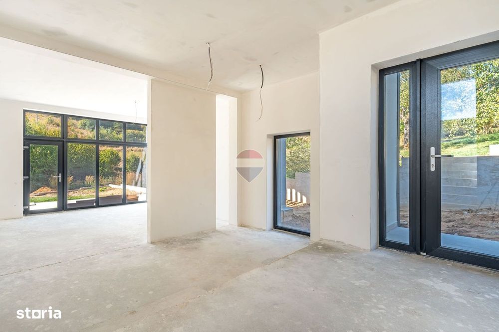 Vilă contemporana cu 6 camere Feleacu.Tavane inalte, 8 Min de oras. 0%