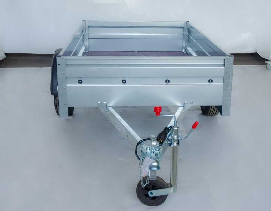 Remorca 750 kg auto mono-ax REPO, noua, garantie, carte RAR