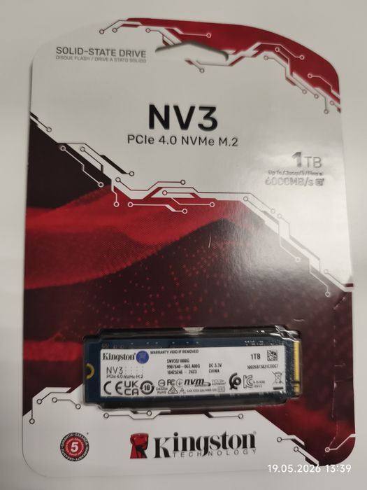 SSD Kingston NV3 1TB SIGILAT