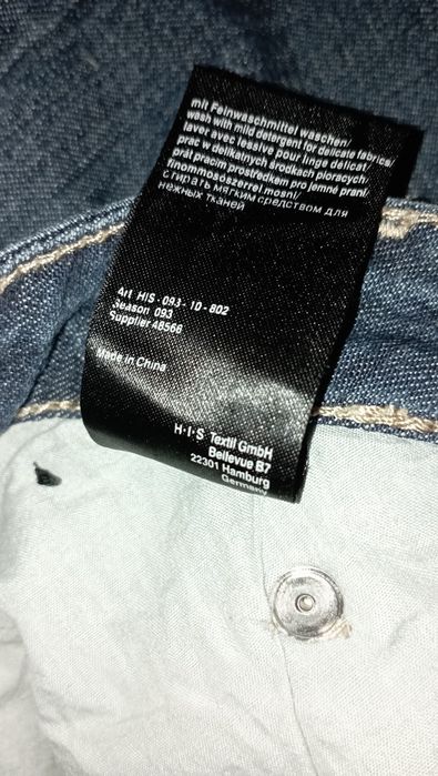 pantaloni blugi His 44/31