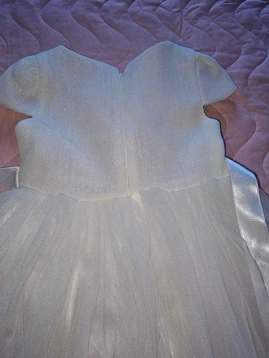 Рокля за шаферка 5-6 г. с фиба за коса