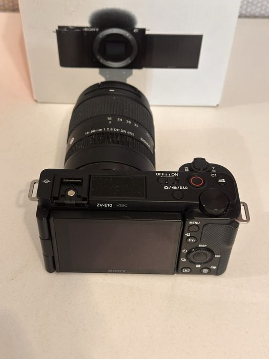 Sony zv-e10 с sigma 18-50 2.8