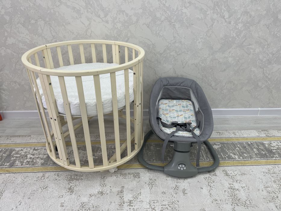 Манеж люлькамен бірге б/у 13000 тг