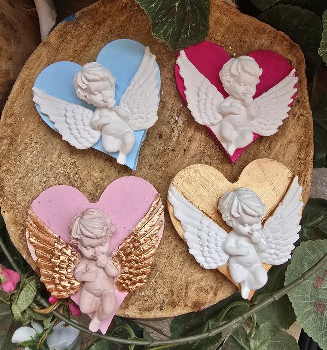 ~°Подаръци за гости -"Ангел"- изработка на гипсов сувенир или сапун°~