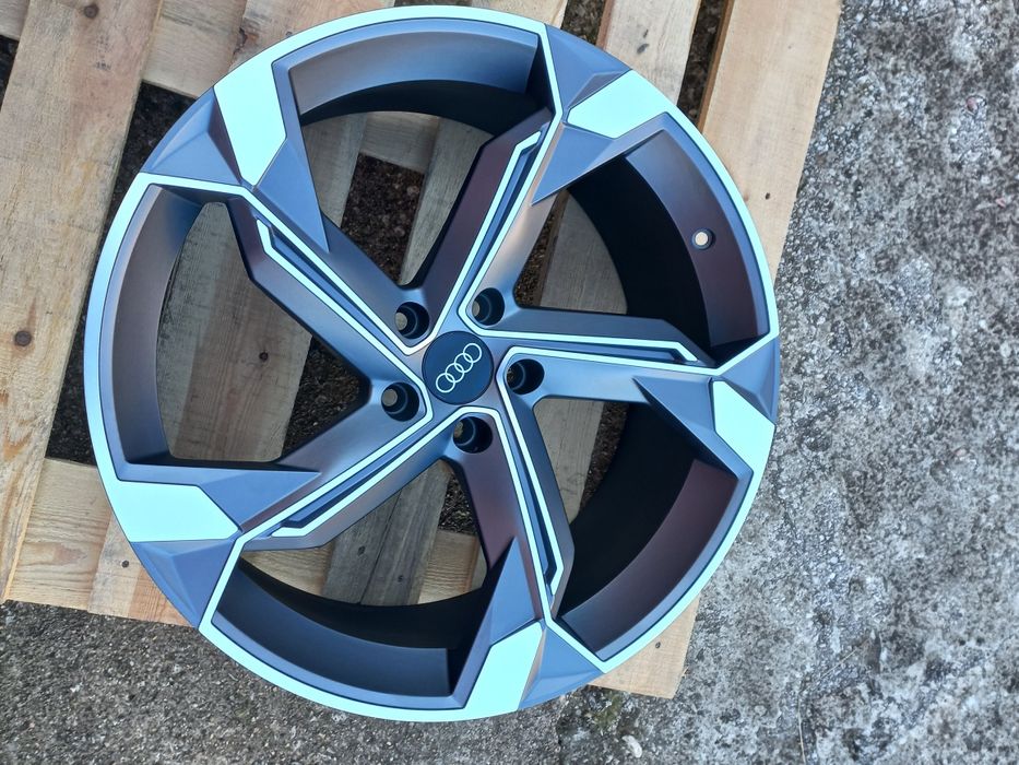 20"AUDI Rotor26 Matt Gunmetal Polish 9Ж ет30 A5 A6 A7 A8 Q3 Q5 Q7 Нови