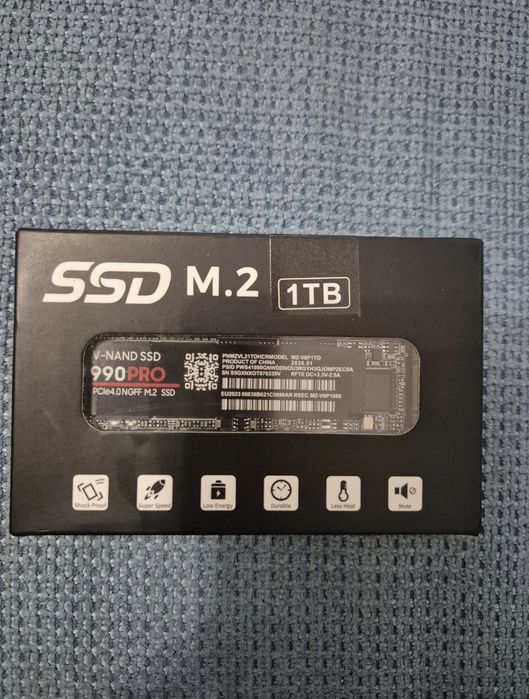 SSD M.2. SATA 1 TB nou  (100% sanatate)