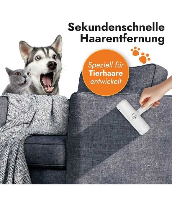 Rola pentru curatare par de animale, alb, Fussel Monster