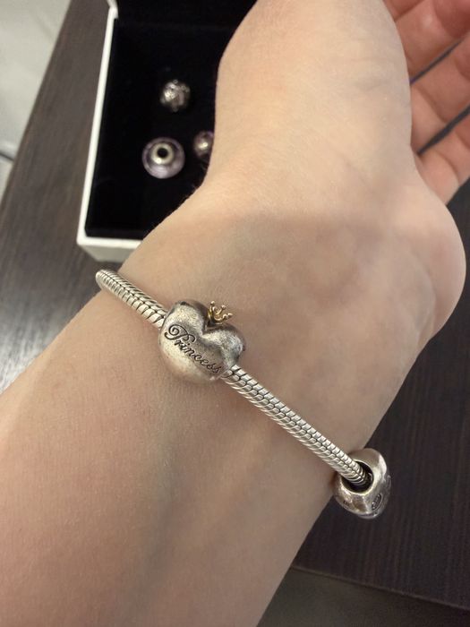 Шармы мальчик и девочка серебро Пандора