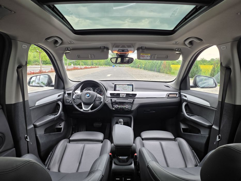 Bmw x1 sdrive 2021   automata 8 trepte 2.0d 150 cai euro 6 panoramic,piele,incalzire scaune,navigatie, unic proprietar impecabila pentru pretentiosi