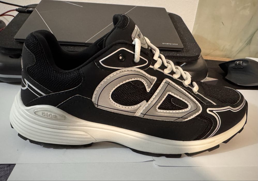 Adidasi Christian Dior B30 Black&white-marime 43