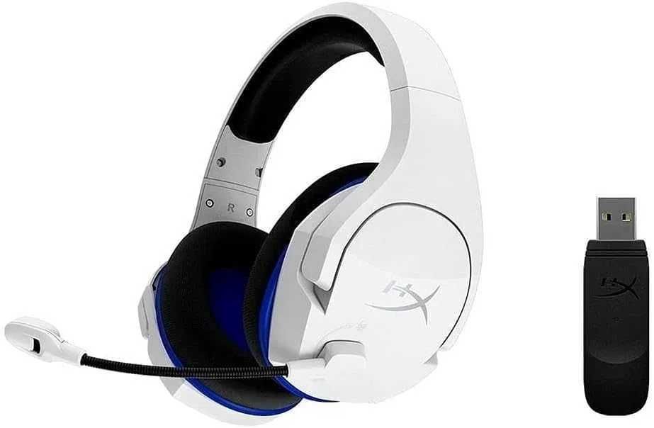 Casti Gaming Wireless HyperX Cloud Stinger Core Playstation PS4, PS5, PC 4P5J1AA Albe noi Sigilate