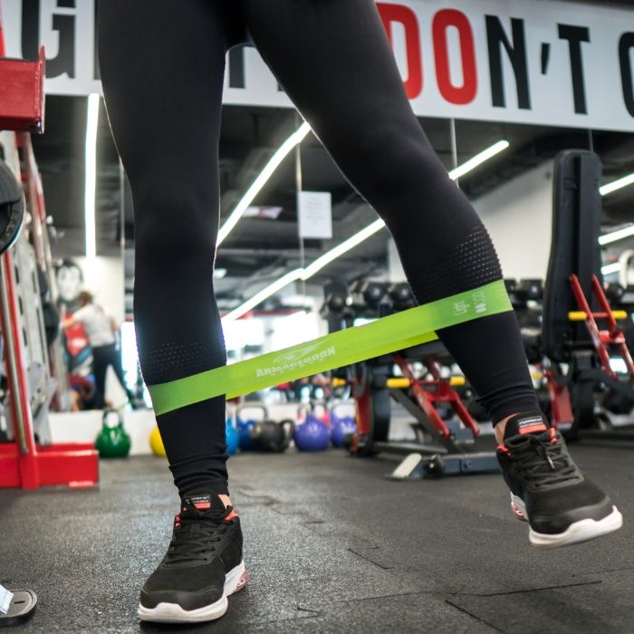 Тренировъчни ластици в кръг за тренировка на бедра, крака, дупе