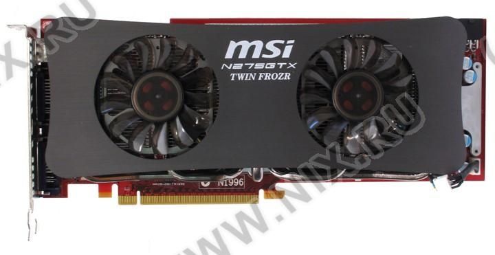 Продам MSI GF N275GTX 896Mb Twin Frozr OC с CUDA