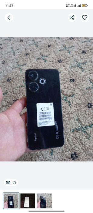 Redmi 13 tiniq qora rangda