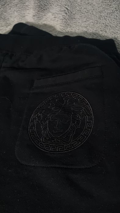 Pantaloni Versace Medusa Sweatpants Negrii