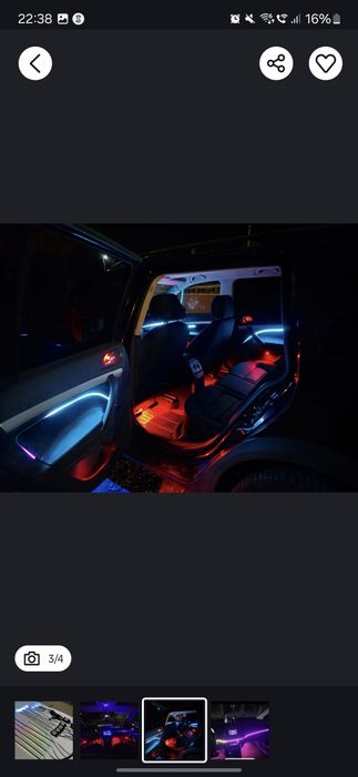 Kit lumini ambientale auto RGBIC - Symphony 18-in-1