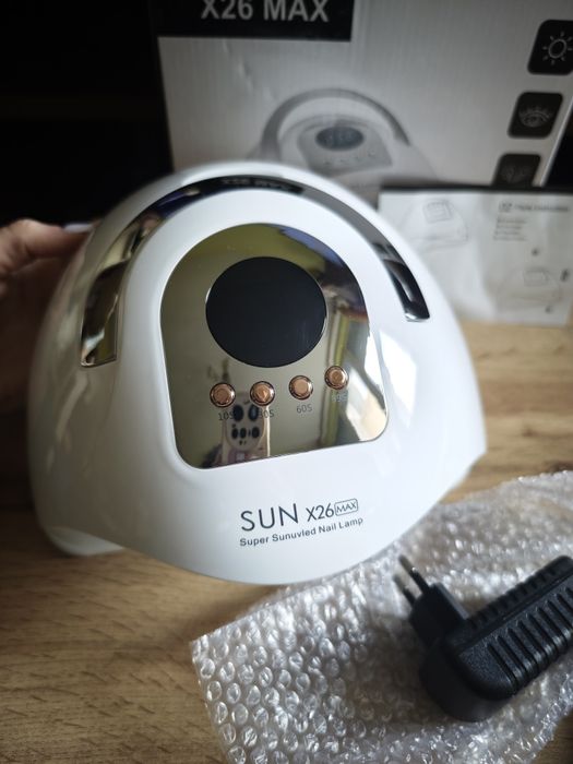 UV/LED лампа за маникюр SUN X26 MAX 380W с 81 LED диода и двойна дължи