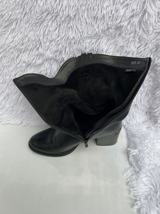 Cizme elegante scurte din piele ecologică 38