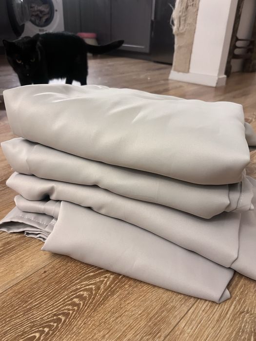 Set 4 draperii MAJGULL IKEA gri