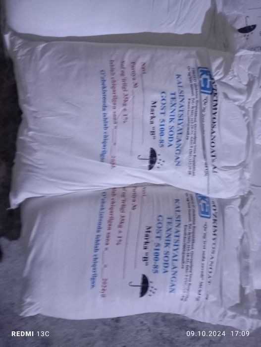 Yuvish vositalari uchun homashyolar