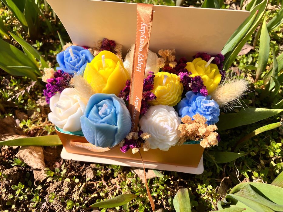 Ароматни букети от соев восък!