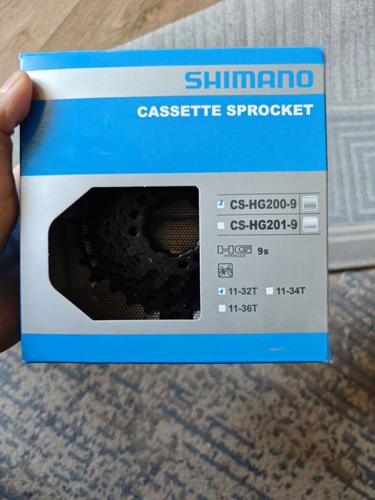 Кассета shimano 9 speed