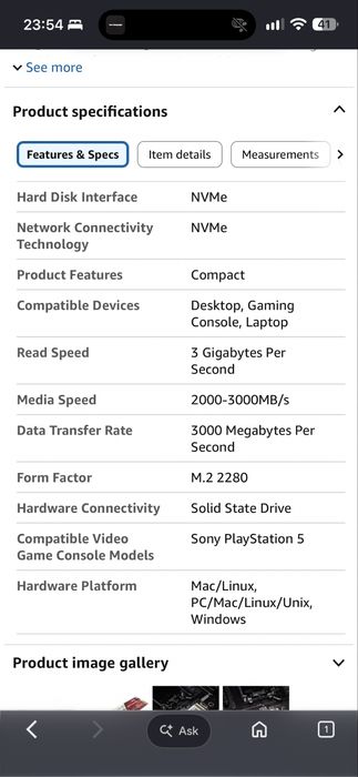 Ssd NVME  M.2 4TB gen 4