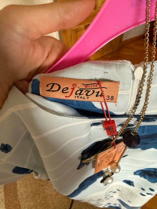 Платье  с цветами