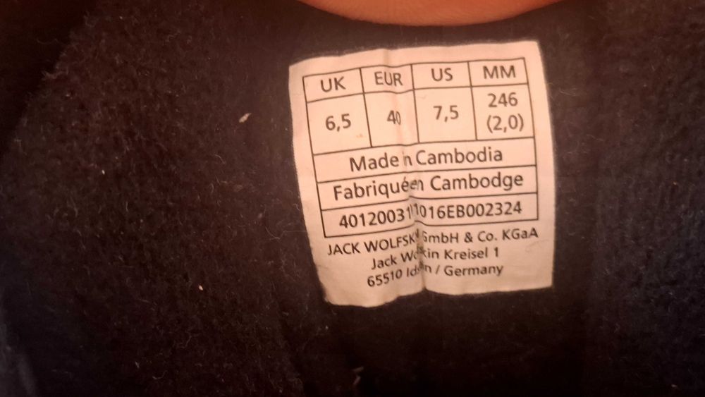 Зимни водоустойчиви боти Jack Wolfskin Texapore – Размер 40 (UK 6.5)