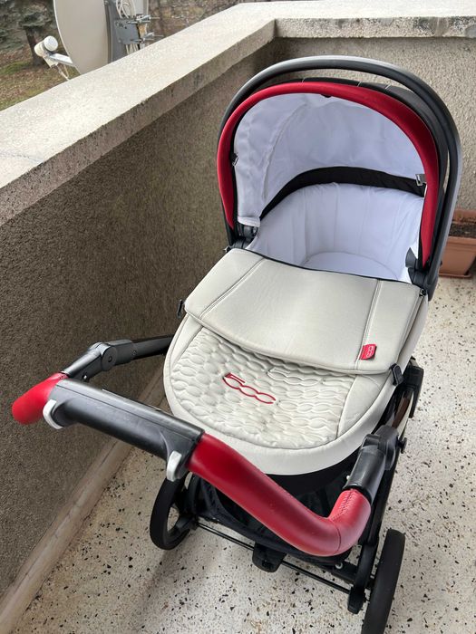Peg Perego Fiat 500 Бебешка количка 3в1