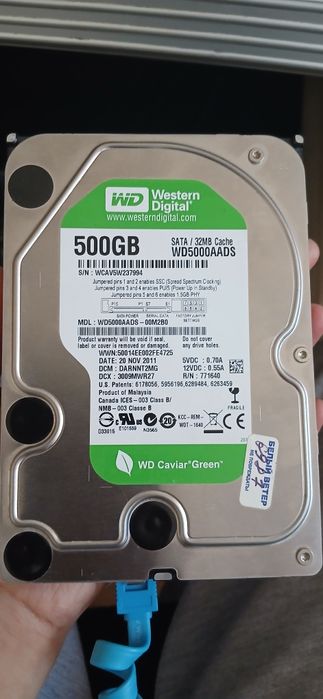 Продаю HDD диск на 500 гигов