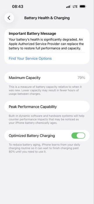 iPhone 14 Pro Max, 79%, 128GB