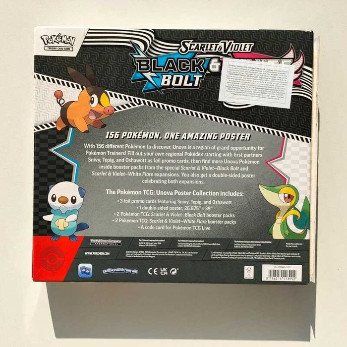 Pokémon TCG: Black Bolt & White Flare Poster Collection - Sigilat