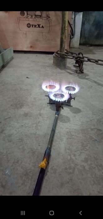 Gaz gorelka 40litr dan 200litr gacha