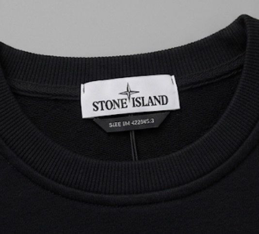 Мъжка блуза Stone Island Crewneck – Черна (Размер M/M)