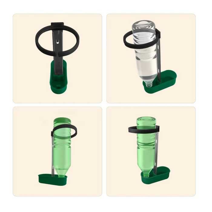 Поилка за зайци със стойка за бутилка (К-КТ 10 БРОЯ) #03901