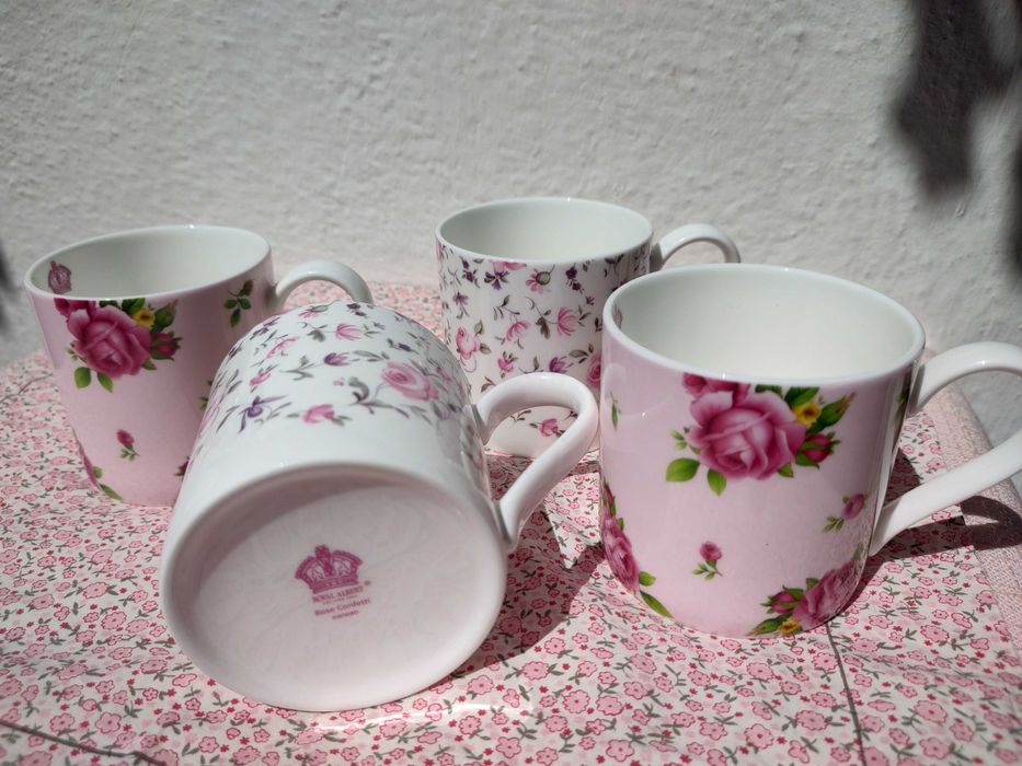 Чаши тип "мъг" Royal Albert New Country Roses и Pink Confetti