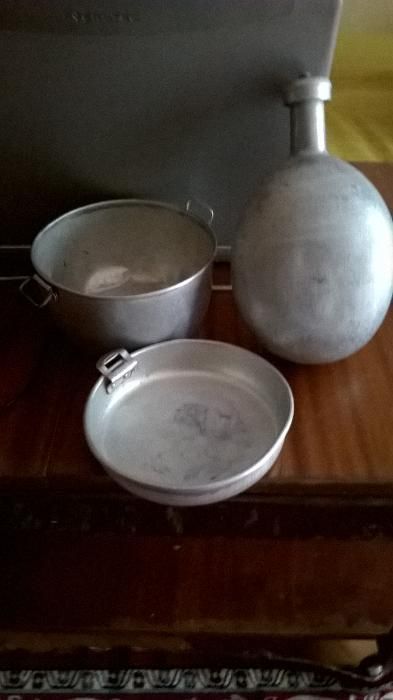 Войнишка посуда. Кенче, манерка и похлупак