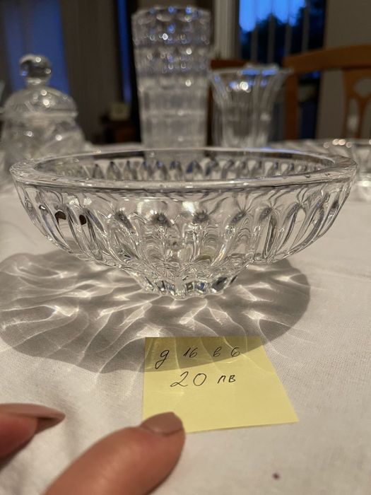 Кристал подноси купи пепелник