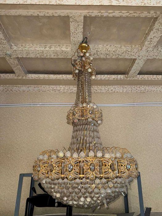 Люстра большой! 
Большая Хрустальная Подвесная лампа